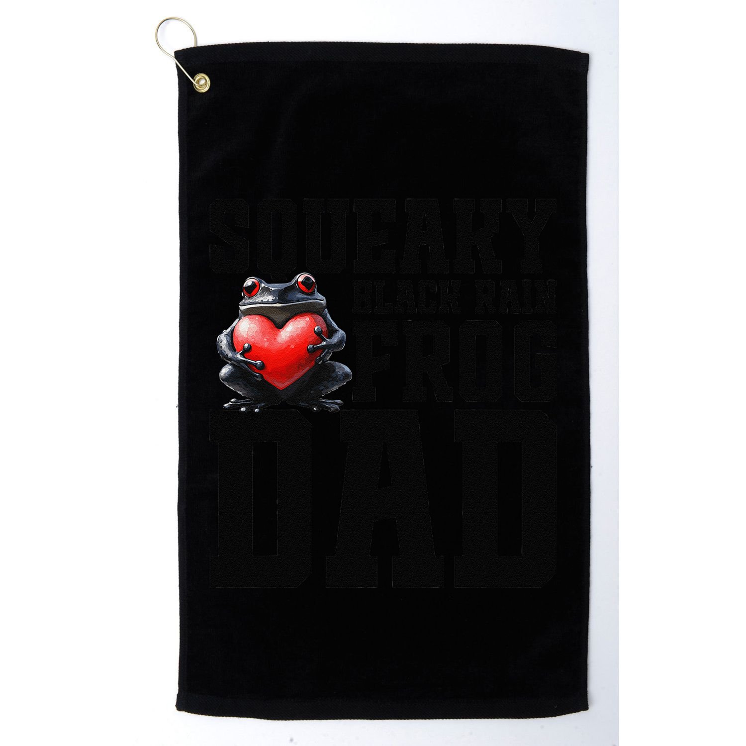 Black Rain Frog Dad Terrarium Enclosure Hide Rain Frog Golf Towel