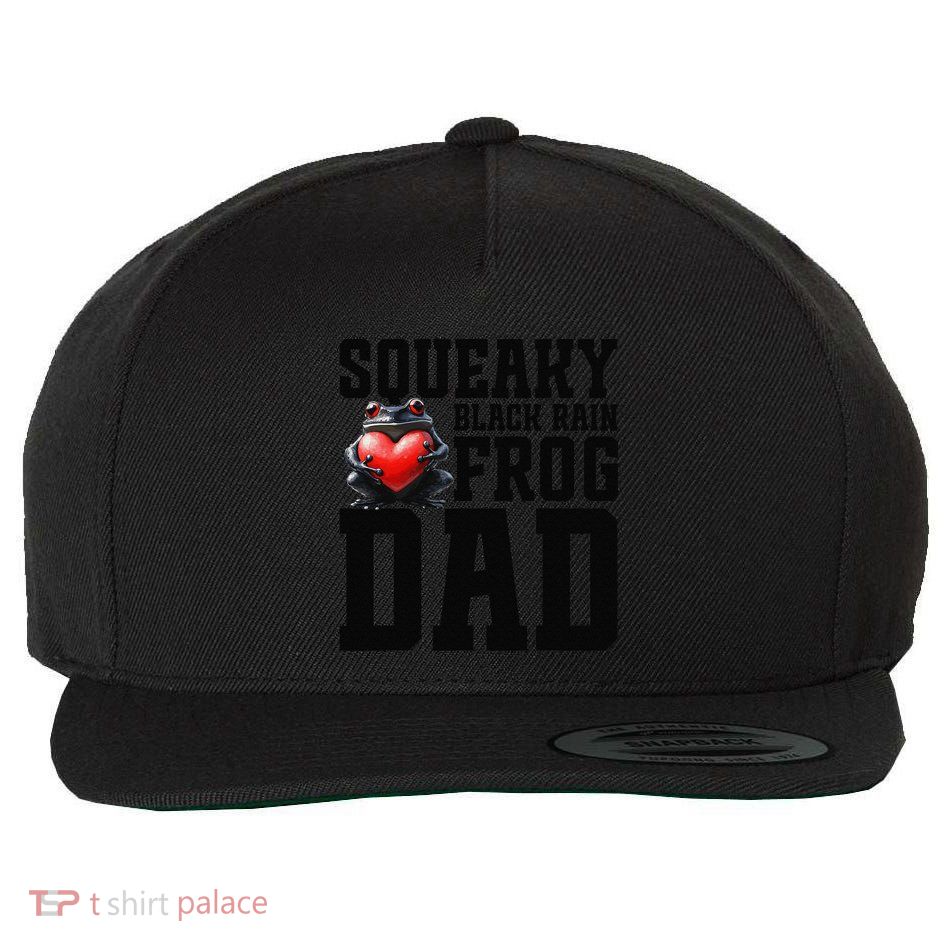 Black Rain Frog Dad Terrarium Enclosure Hide Rain Frog Wool Snapback Cap
