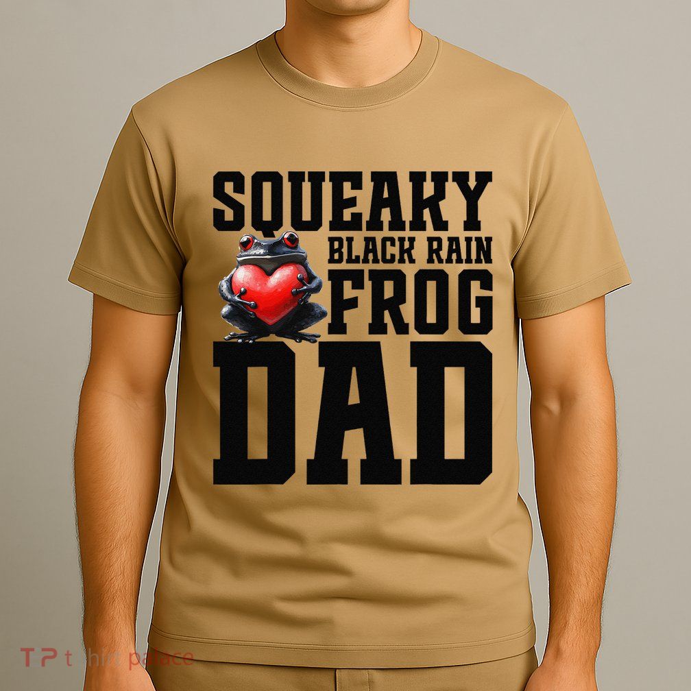 Black Rain Frog Dad Terrarium Enclosure Hide Rain Frog T-Shirt
