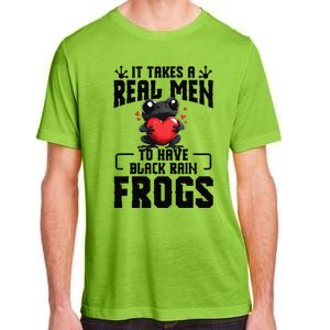 Black Rain Frog Enclosure Terrarium Dad Rain Frog Adult ChromaSoft Performance T-Shirt