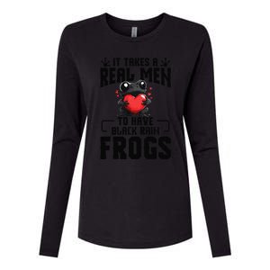 Black Rain Frog Enclosure Terrarium Dad Rain Frog Womens Cotton Relaxed Long Sleeve T-Shirt