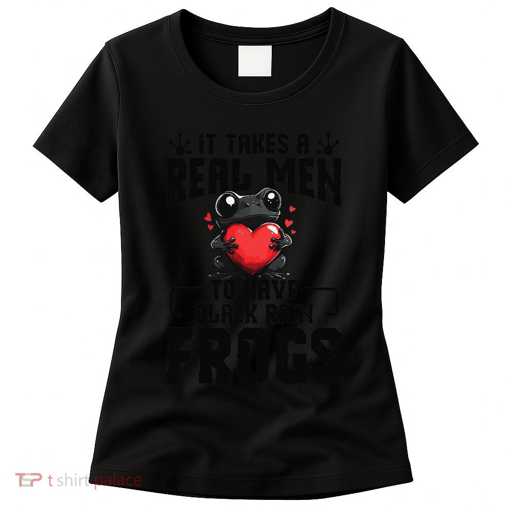 Black Rain Frog Enclosure Terrarium Dad Rain Frog Women's T-Shirt