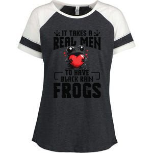 Black Rain Frog Enclosure Terrarium Dad Rain Frog Enza Ladies Jersey Colorblock Tee