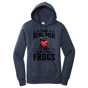 Black Rain Frog Enclosure Terrarium Dad Rain Frog Women's Pullover Hoodie