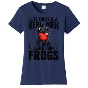 Black Rain Frog Enclosure Terrarium Dad Rain Frog Women's T-Shirt