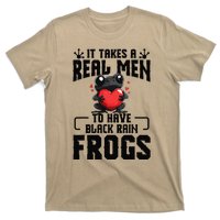 Black Rain Frog Enclosure Terrarium Dad Rain Frog T-Shirt