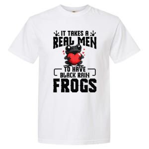 Black Rain Frog Enclosure Terrarium Dad Rain Frog Garment-Dyed Heavyweight T-Shirt