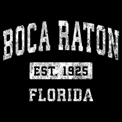 Boca Raton Florida Fl Vintage Established Sports T-Shirt