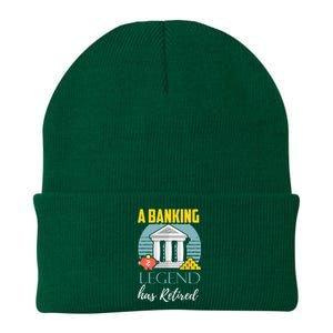 Banker Retirement Funny Retired Banker Gift Knit Cap Winter Beanie