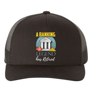 Banker Retirement Funny Retired Banker Gift Yupoong Adult 5-Panel Trucker Hat