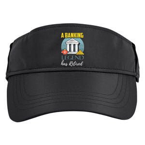 Banker Retirement Funny Retired Banker Gift Adult Drive Performance Visor