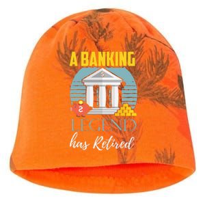 Banker Retirement Funny Retired Banker Gift Kati - Camo Knit Beanie