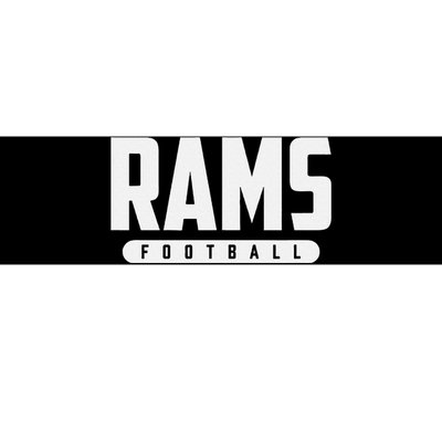 Bastrop Rams Football Bumper Sticker