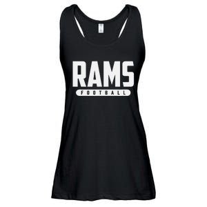 Bastrop Rams Football Ladies Essential Flowy Tank