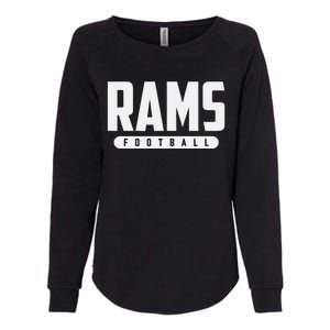 Bastrop Rams Football Womens California Wash Sweatshirt