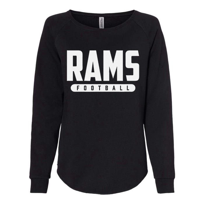 Bastrop Rams Football Womens California Wash Sweatshirt