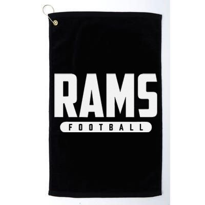 Bastrop Rams Football Platinum Collection Golf Towel