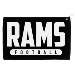 Bastrop Rams Football Grommeted Golf Towel