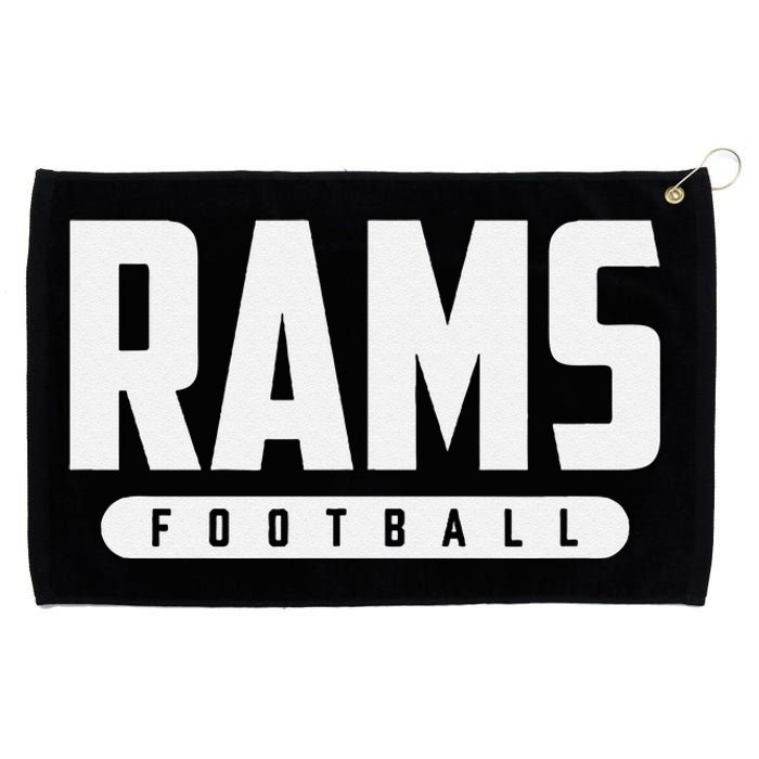 Bastrop Rams Football Grommeted Golf Towel