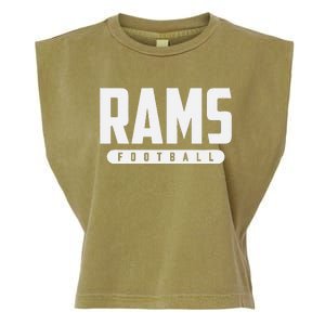 Bastrop Rams Football Garment-Dyed Women's Muscle Tee