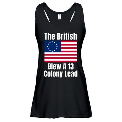 Betsy Ross Flag: The British Blew A 13 Colony Lead Ladies Essential Flowy Tank