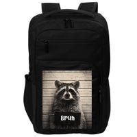 Bruh Raccoon Funny Trash Panda Lover Racoon Meme Impact Tech Backpack