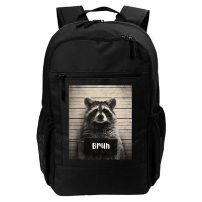 Bruh Raccoon Funny Trash Panda Lover Racoon Meme Daily Commute Backpack