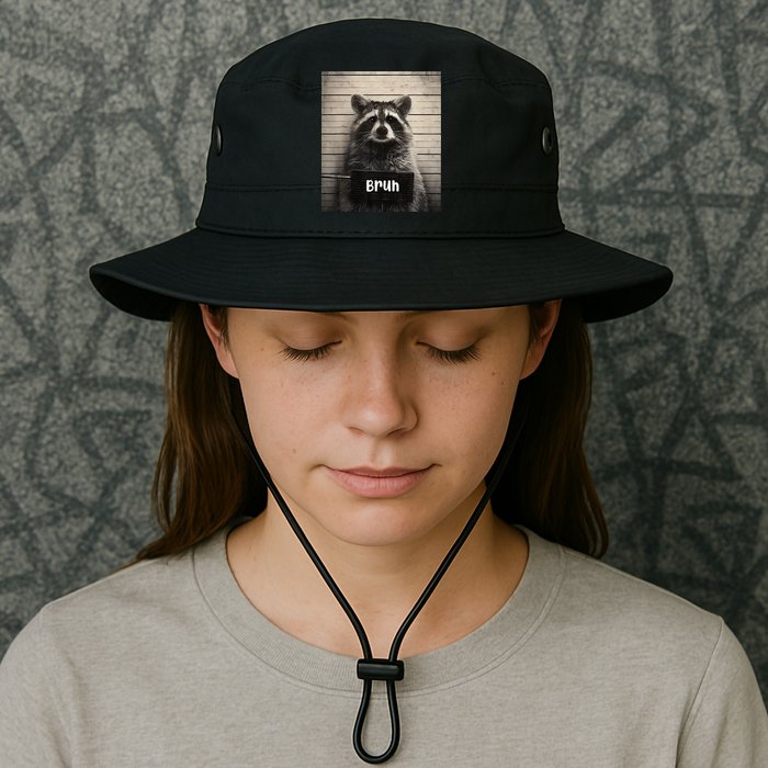 Bruh Raccoon Funny Trash Panda Lover Racoon Meme Bucket Hat