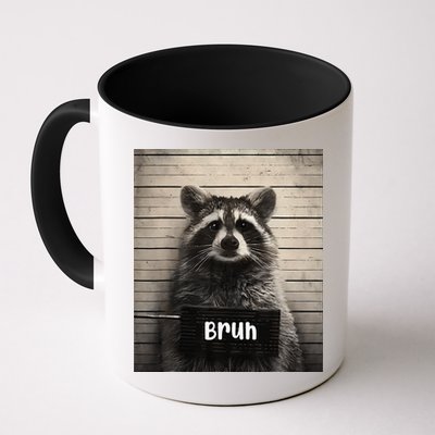 Bruh Raccoon Funny Trash Panda Lover Racoon Meme Mug