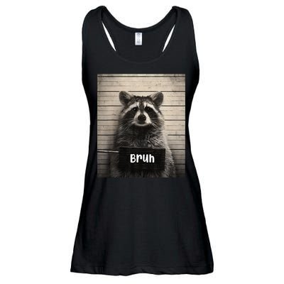Bruh Raccoon Funny Trash Panda Lover Racoon Meme Ladies Essential Flowy Tank