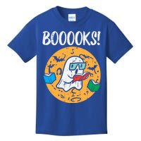 Books Reading Ghost Halloween Teacher Librarian Gift Kids T-Shirt