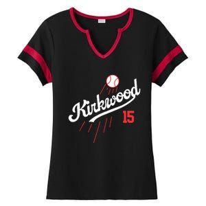 Baseball Retro Gifts For Kirkwood Ladies Halftime Notch Neck Tee