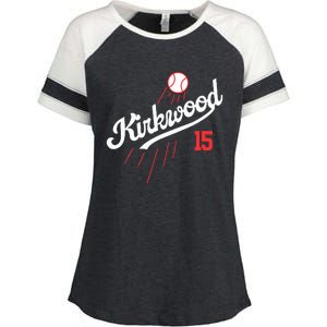 Baseball Retro Gifts For Kirkwood Enza Ladies Jersey Colorblock Tee