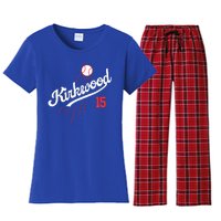 Baseball Retro Gifts For Kirkwood Women's Flannel Pajama Set