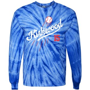 Baseball Retro Gifts For Kirkwood Tie-Dye Long Sleeve Shirt