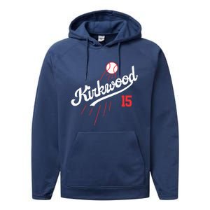 Baseball Retro Gifts For Kirkwood Performance Fleece Hoodie