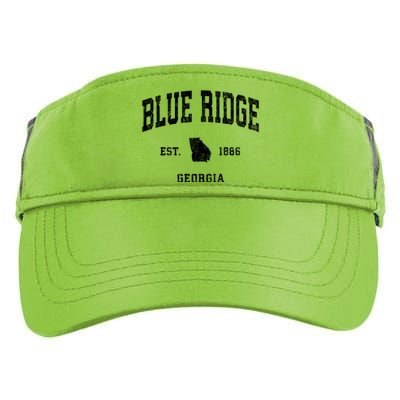 Blue Ridge Georgia Ga Vintage Athletic Adult Drive Performance Visor