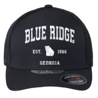 Blue Ridge Georgia Ga Vintage Athletic Flexfit Unipanel Trucker Cap