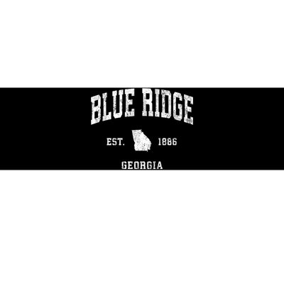 Blue Ridge Georgia Ga Vintage Athletic Bumper Sticker