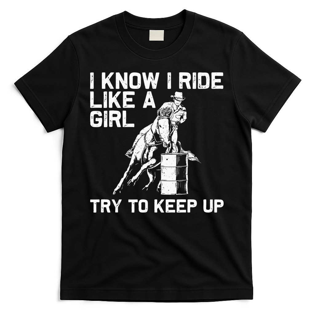 Barrel Racing Gift For Rodeo Horse Racer T-Shirt