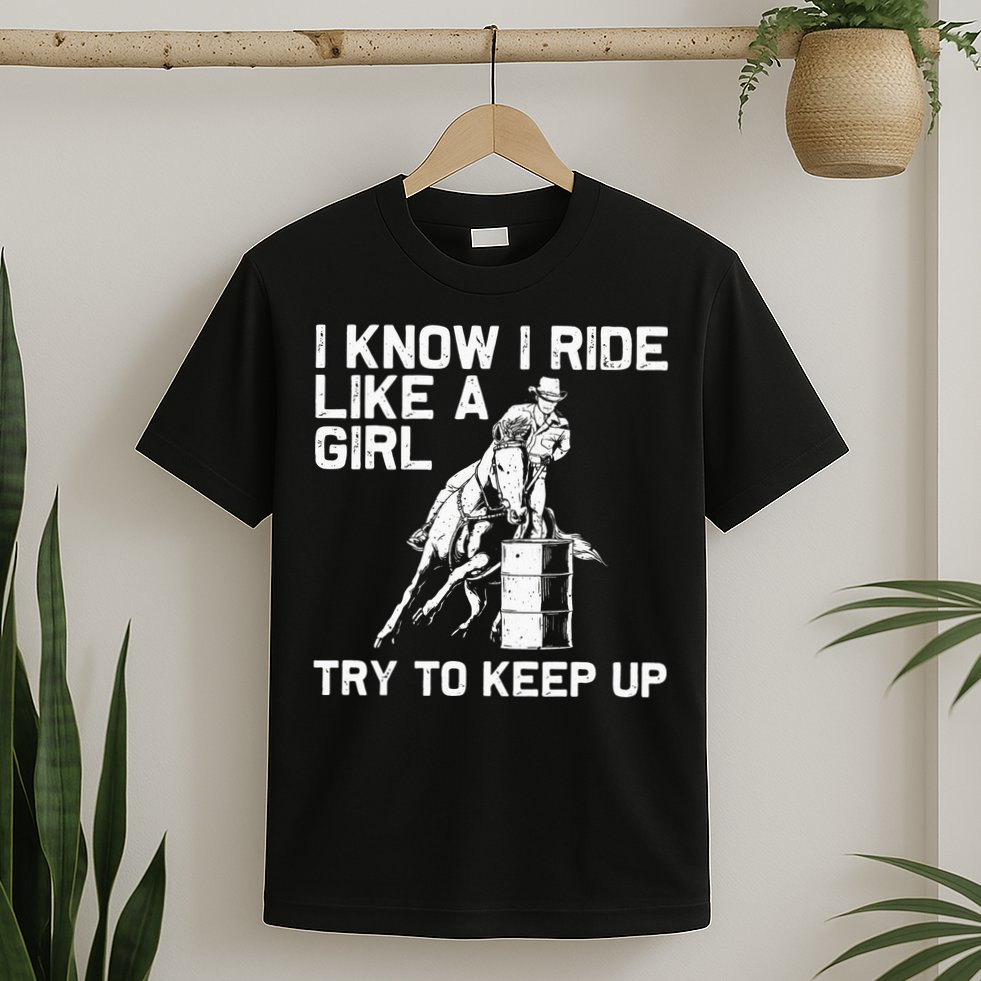 Barrel Racing Gift For Rodeo Horse Racer T-Shirt