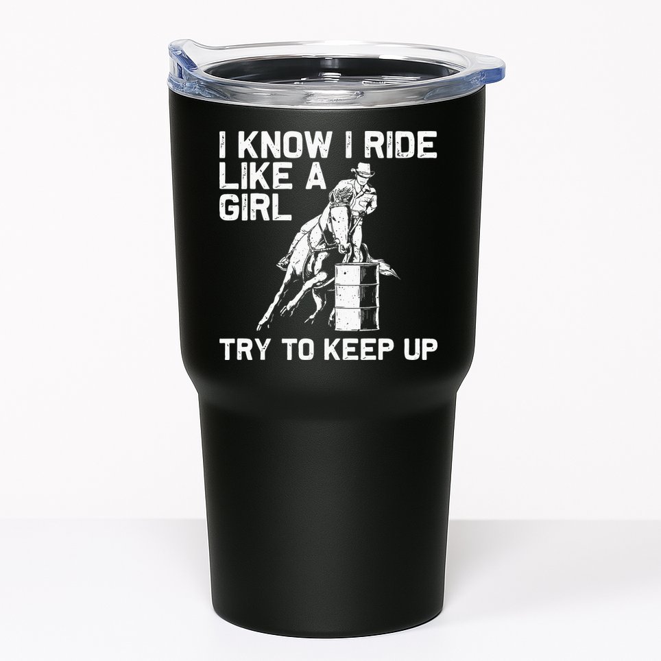 Barrel Racing Gift For Rodeo Horse Racer Tumbler