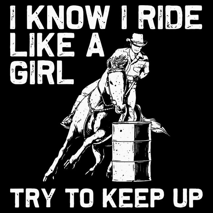 Barrel Racing Gift For Rodeo Horse Racer Kids Hoodie