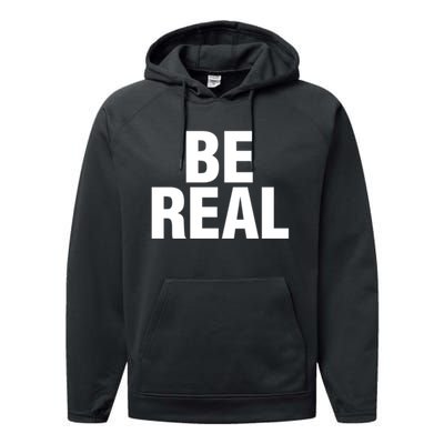 Be Real Gift Performance Fleece Hoodie