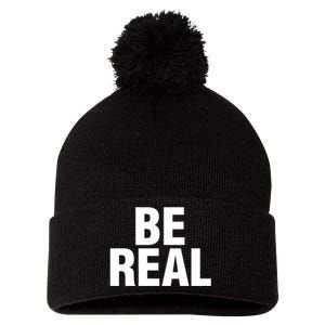 Be Real Gift Pom Pom 12in Knit Beanie