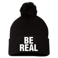 Be Real Gift Pom Pom 12in Knit Beanie