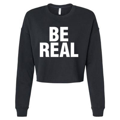 Be Real Gift Cropped Pullover Crew