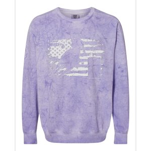 Barrel Racing Gift Colorblast Crewneck Sweatshirt