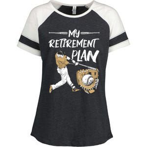 Baseball Retirement Gifts Enza Ladies Jersey Colorblock Tee