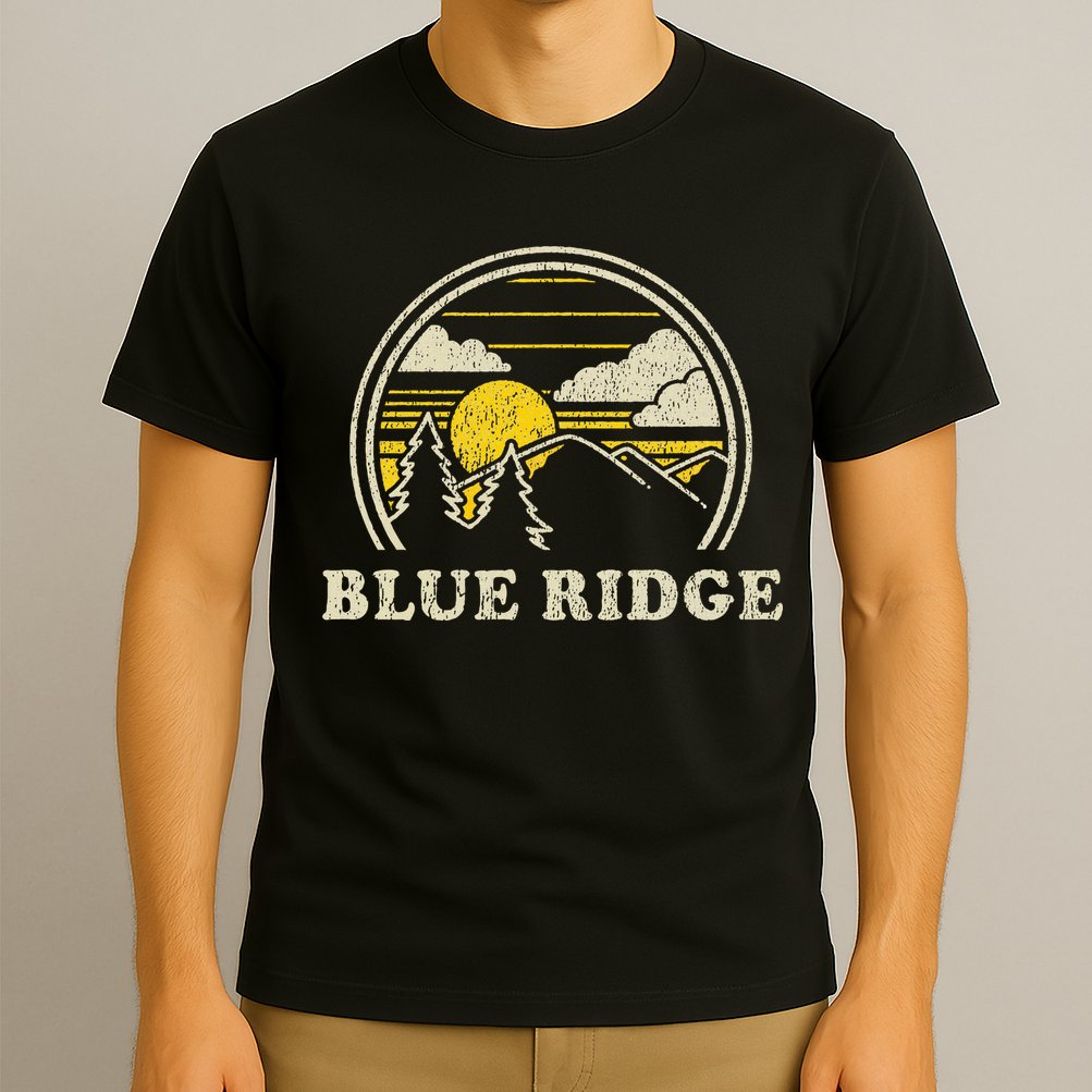 Blue Ridge Georgia Ga T Vintage Hiking Mountains T-Shirt